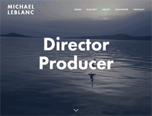 Tablet Screenshot of michaelleblanc.net